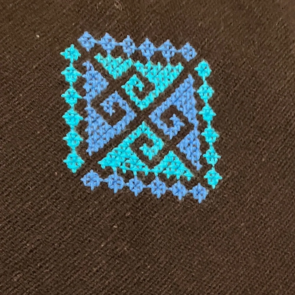 Poncho, handmade
